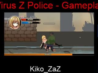 Virus Z Police babe - GamePlay