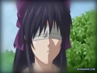Hentai blindfolded mistress getting tricked