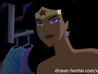 Justice league hentai - dwa pisklęta na batman putz