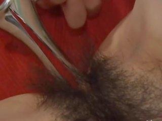Deep anal sex film with hairy korean babe