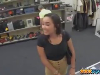 Inviting College young female Flashes Her Tits In Public In A Pawn Shop