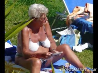 Ilovegranny krasan content with matures in gallery
