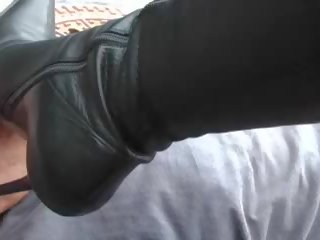 Leather Boots Lick: Free Free Leather Boots xxx movie movie b0