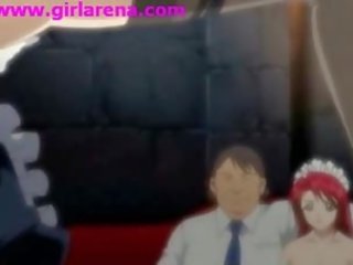 Anime Teen Lesbians In Dungeon Suck Big Tits