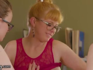 GIRLSWAY glorious Threesome at the Library with Penny Pax & Karla Kush