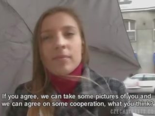 チェコ語 女の子 ピックアップ アップ のために キャスティング 大人 ビデオ