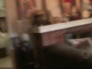 Super and provocative babysitter caught masturbating