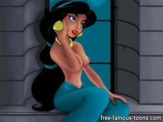 Aladdin 과 재스민 속 성인 비디오
