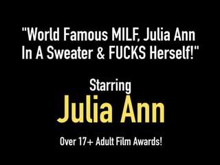 Thế giới nổi tiếng mẹ tôi đã muốn fuck, julia ann trong một sweater & fucks mình!