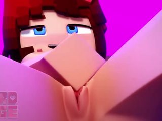 Minecraft xxx filem scarlett melancap animasi w/ bunyi (by hardedges)