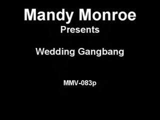 Interracial Creampie Wedding Gangbang