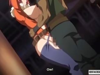 Caught And Tied Up Hentai honey Gets Brutally Gangbanged