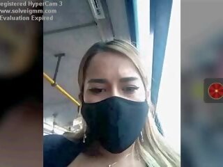 Damsel on a Bus movs Her Tits Risky, Free x rated clip 76