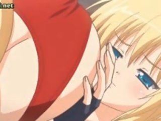 Blonde Anime Hottie With Huge Boobs