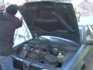 Cougar Cheats on Husband with Car Mechanic: Free xxx video 87