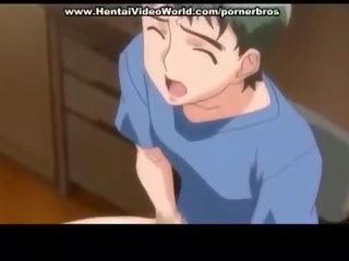 Anime tini diáklány megy ahead tréfa fasz -ban ágy