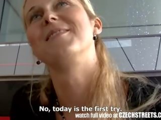 CZECH STREETS Blonde MILF Picked up on Street