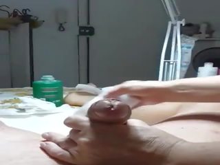 Penis wax sensual touch