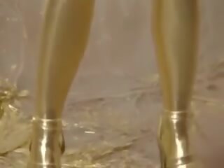 Gold Painted Girls: Free Slutload dirty video video 72