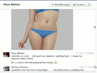 Indian not brother rohan fucks sister riya on facebook chat