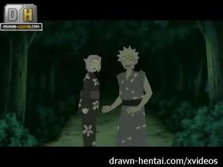 Naruto 色情 - 良好 夜晚 到 他媽的 櫻花