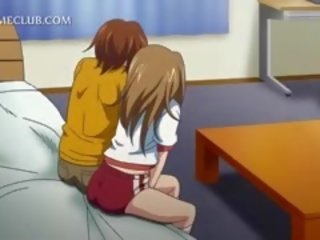 Anime Gymnast Gets Tits And Ass Rubbed In Close-up