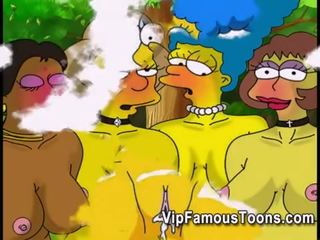 Simpsons orgie hentai parodie