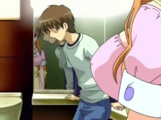 Groovy anime sweetheart gets pussy fingered
