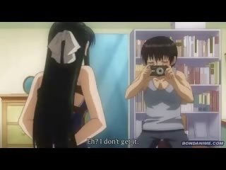 Tied up and blindfold hentai gets digawe nggo tangan and phot