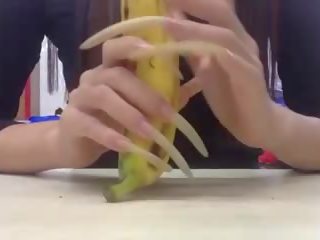 Mood Longnails Banana New, Free Amateur adult clip 02
