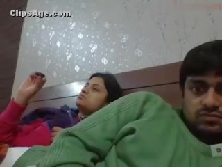 Young delightful newly wed desi couple marvellous strip action