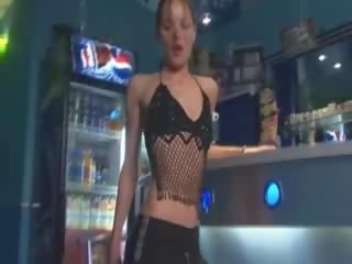 Extra luxury striptease on the bar