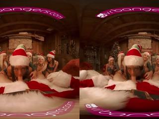 Vrbangers क्रिस्मस ऑर्जी साथ abella danger और उसकी 7 मनोरम elves vr xxx फ़िल्म