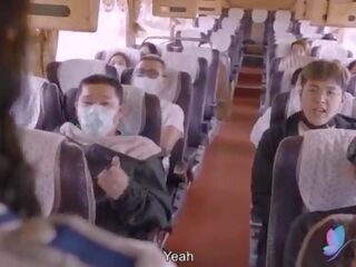 X calificación vídeo tour autobús con pechugona asiática slattern original china av sexo presilla con inglés sub