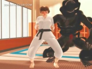 Karate hentai ms sucks monsters malaki putz
