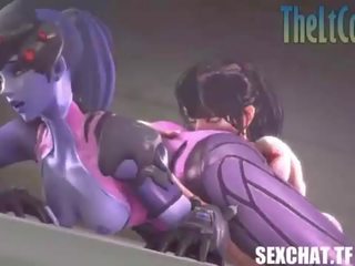 Overwatch sfm la muy mejores widowmaker sucio película