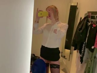 Sucked off a translady in a dress room