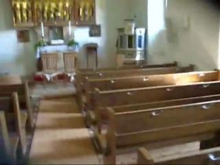 Menghisap zakar dalam gereja: percuma dalam gereja kotor filem video 89