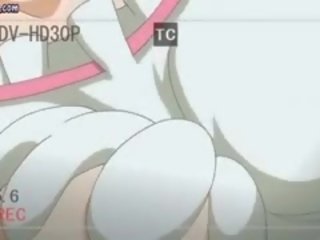 Gašlus anime gauna burna pripildytas iki didžiulis peter