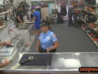 Busty Ms Police Officer Pawn Her Pussy