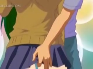 Anime lassie Gets Mouth And Pussy Banged Hard