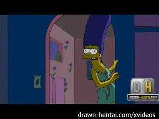 Simpsons volwassen video- - vies klem nacht