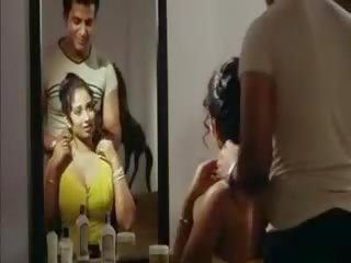 Indian attractive actress bathing in softcore mallu show