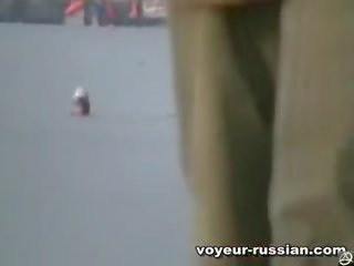 Russian Voyeur on Beach