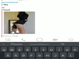 Adolescenta prietena avea distracție murdar video conversație on-line