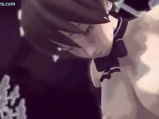 Animated maid getting fucked