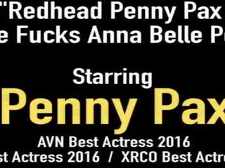 Redhead Penny Pax Tongue Fucks Anna Belle Peaks!