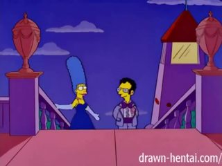 Simpsons x गाली दिया फ़िल्म - marge और artie afterparty