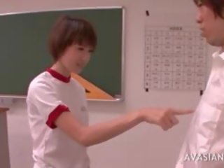 Naughty Asian Gives fantastic Blowjob To Her Teacher