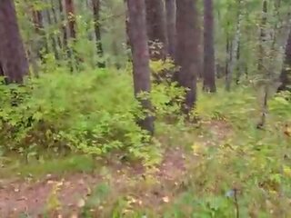 Walking with my stepsister in the forest park&period; xxx movie blog&comma; Live video&period; - POV